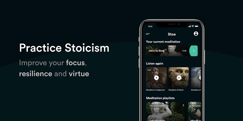 Stoa: Stoic Meditation ภาพหน้าจอ 0