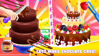 Kid Cakes Maker Cooking Bakery Screenshot 1