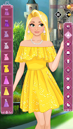 Golden princess dress up game スクリーンショット 1