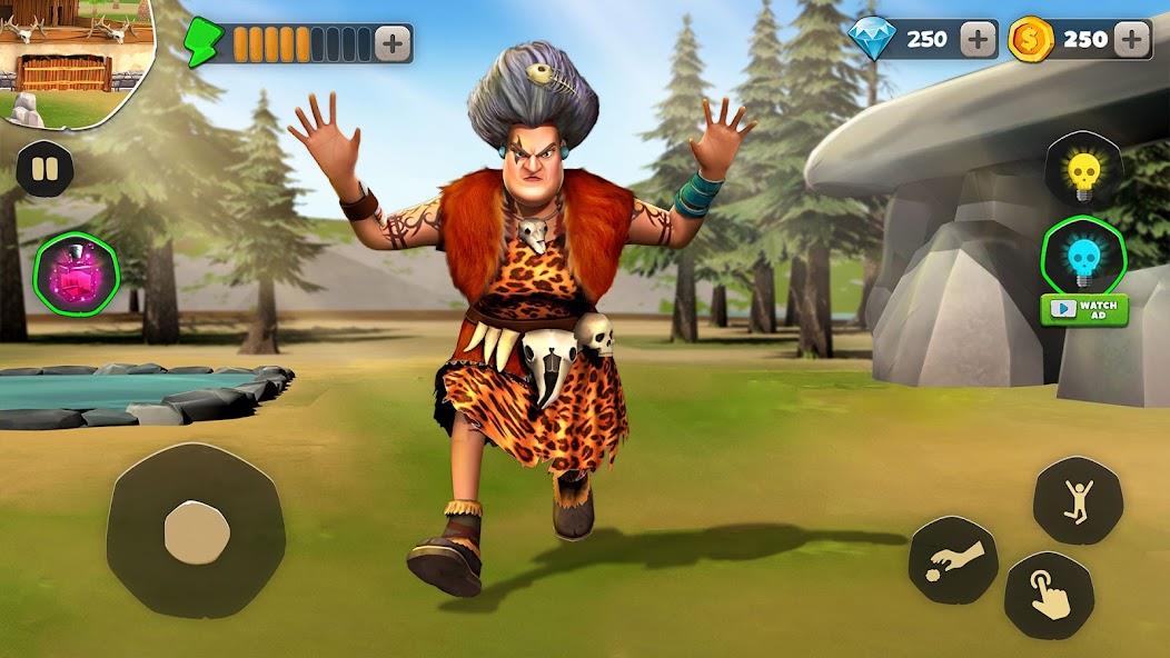 Scary Teacher Stone Age Mod Ekran Görüntüsü 1