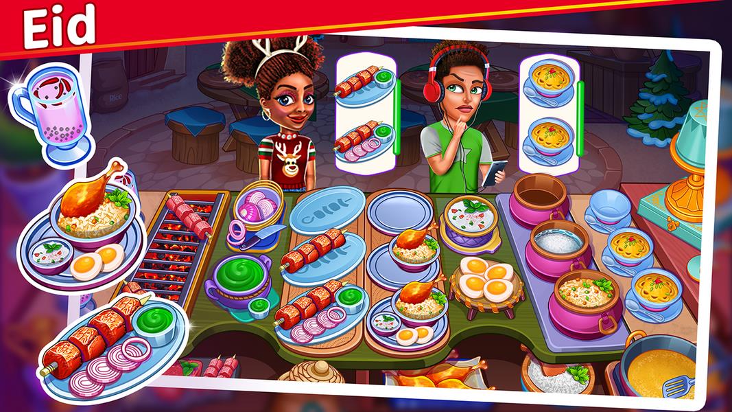 Christmas Food Shop - Cooking Restaurant Chef Game Tangkapan skrin 3