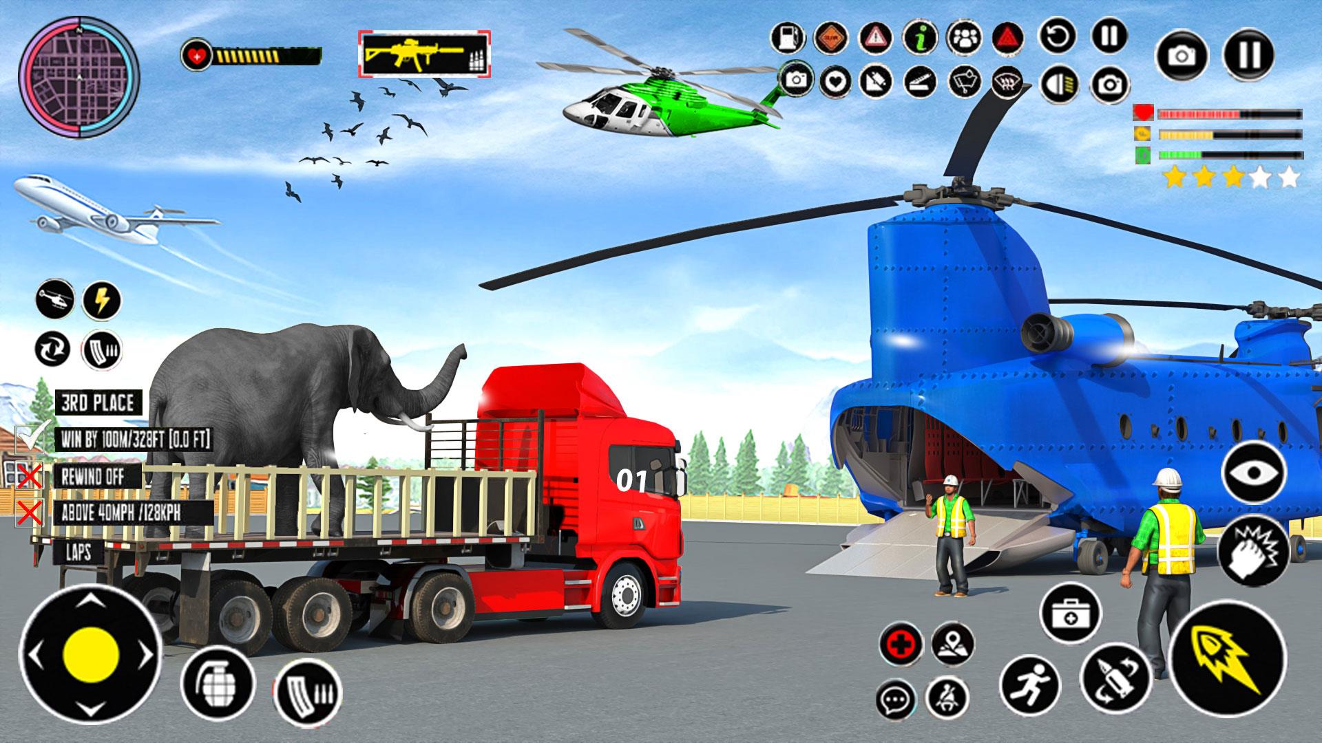 Animals Transport Truck Games स्क्रीनशॉट 2