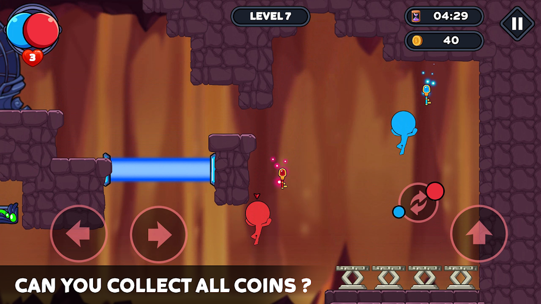 Stick World: Red Blue Journey Mod Captura de pantalla 0