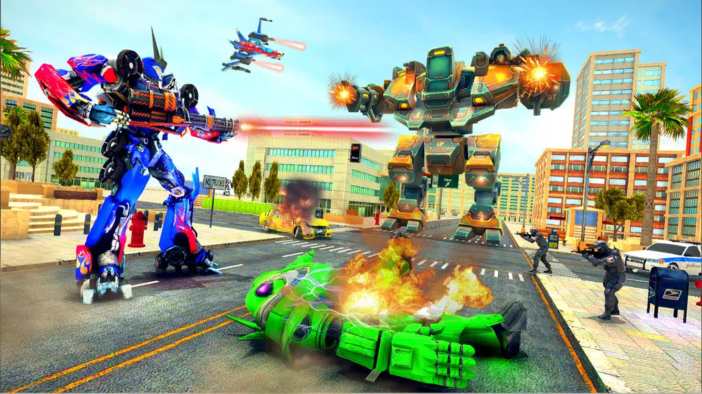 Truck Robot Transform Game Tangkapan skrin 1