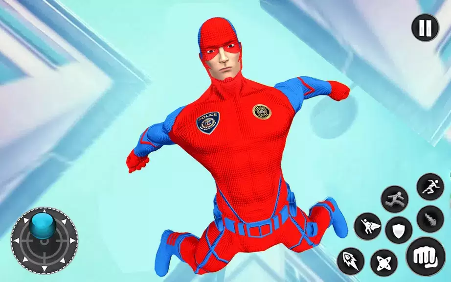 Captain Super Hero Man Game 3D Ekran Görüntüsü 0