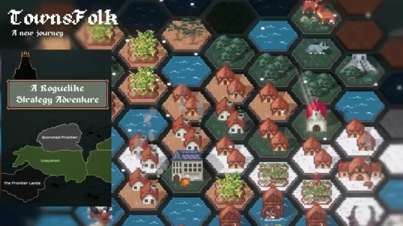 “ Townsfolk：小镇创作者发行的Retro Roguelike”