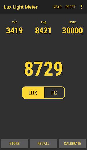 Lux Light Meter Pro ภาพหน้าจอ 0