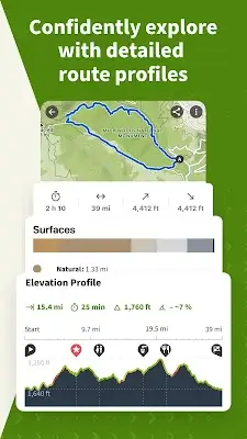 komoot - hike, bike & run Screenshot 2