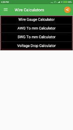 Wire Calculator স্ক্রিনশট 0