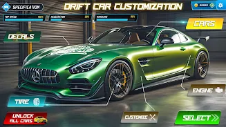 Drift Car Racing Games Offline Schermafbeelding 1