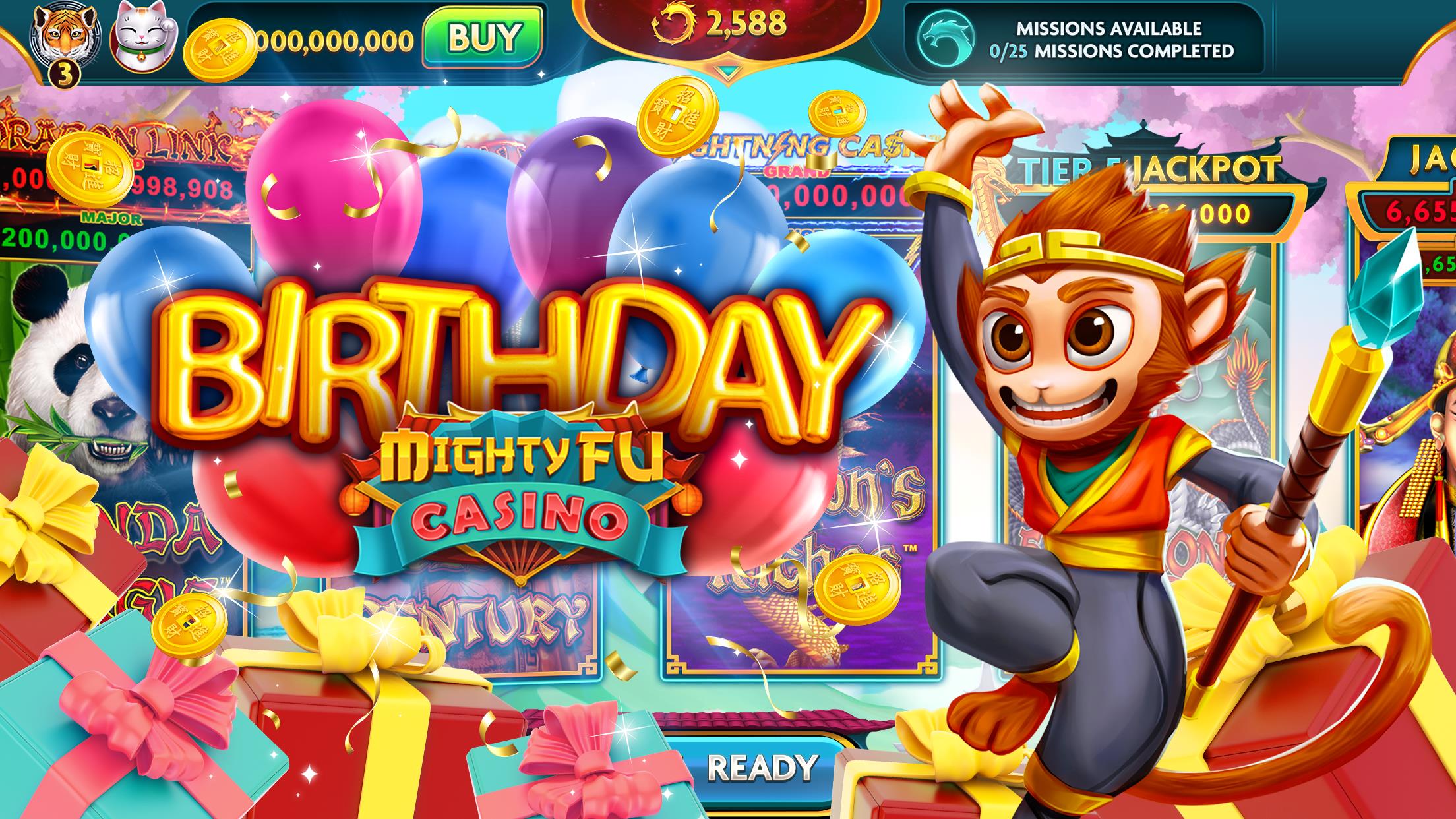 Mighty Fu Casino - Slots Game स्क्रीनशॉट 1