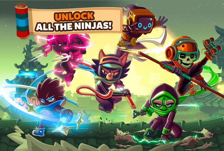 Ninja Dash Run - Offline Game Screenshot 2