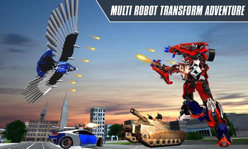 Multi Robot Transform Car Game Captura de tela 0