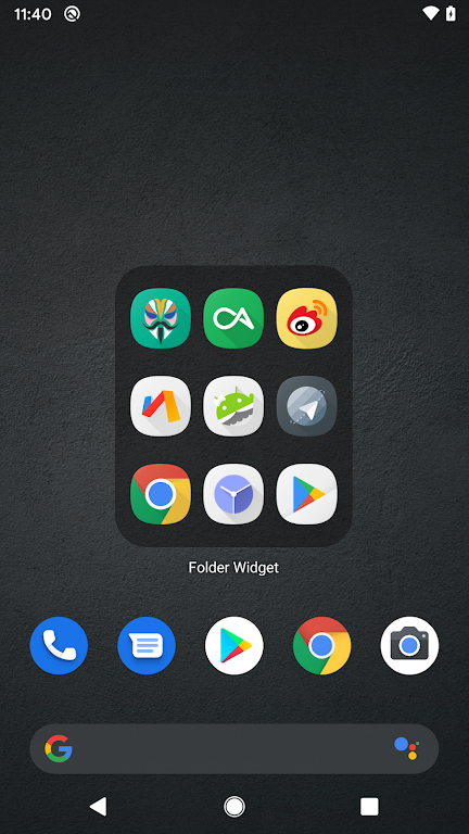 Folder Widget Mod スクリーンショット 0