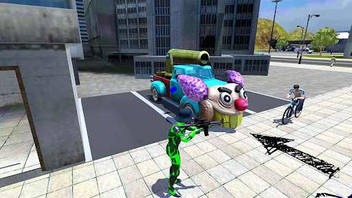 Rope Frog Ninja Hero Car Vegas Captura de tela 3