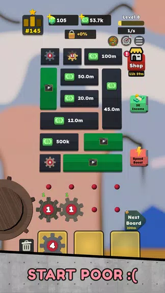Schermata Idle Gear Factory Tycoon 0
