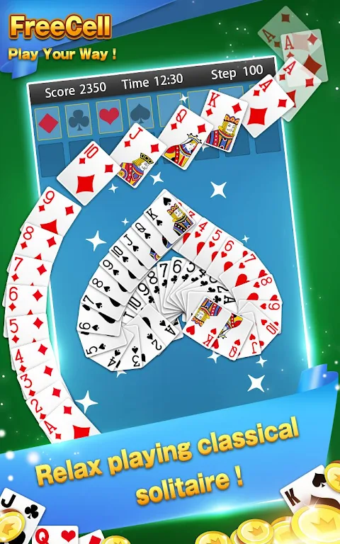 Schermata Solitaire - FreeCell Card Game 2