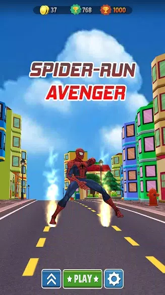 Spider Run Avenger Capture d'écran 0