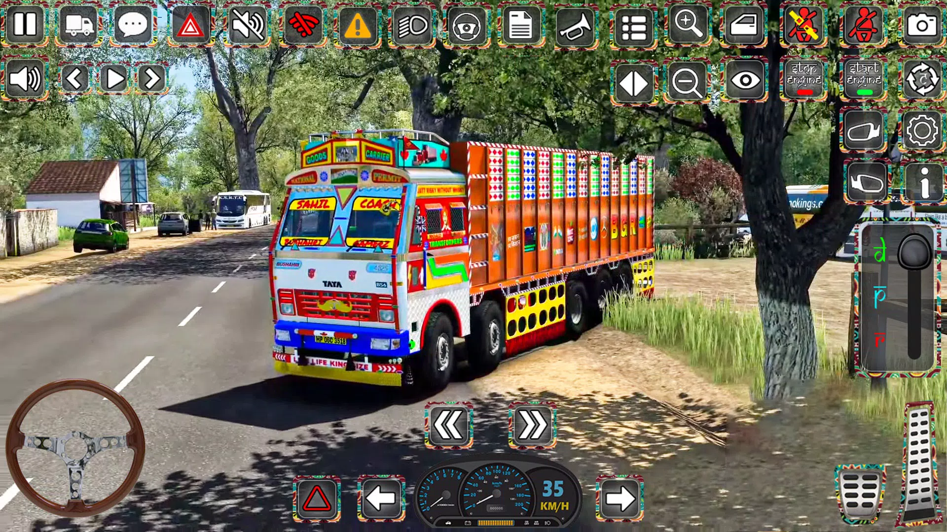 Indian Truck Driver Simulator Captura de tela 3