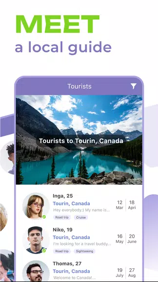 TourBar - Chat, Meet & Travel Screenshot 2