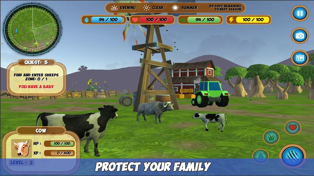 Cow Simulator स्क्रीनशॉट 0