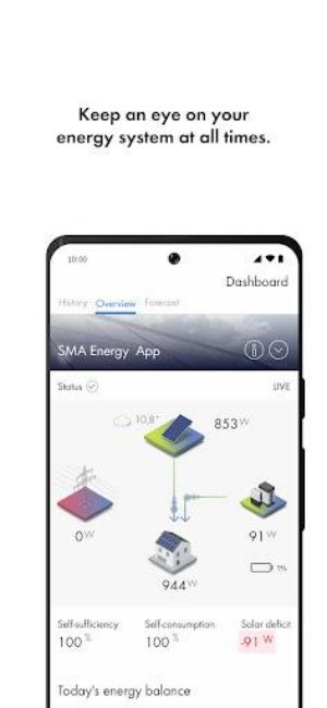 SMA Energy ဖန်သားပြင်ဓာတ်ပုံ 1