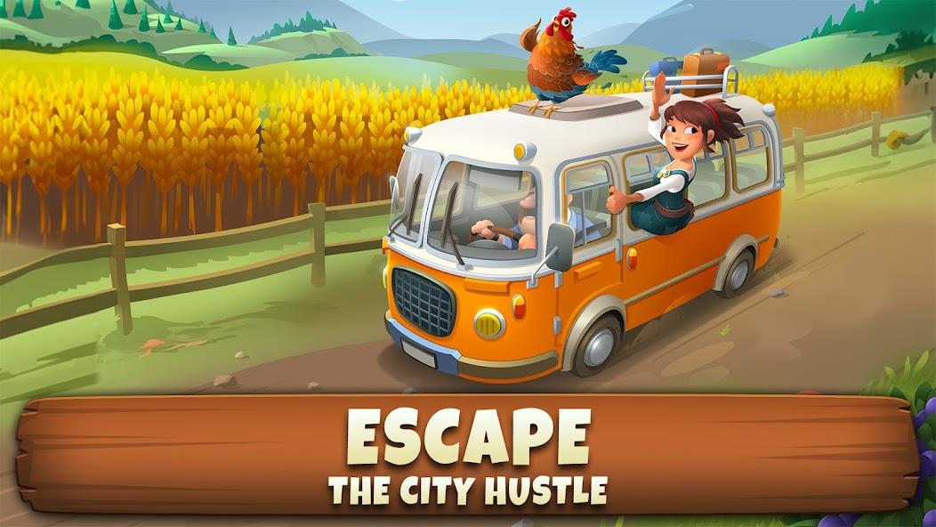 Sunrise Village: Farm Game Mod Скриншот 0