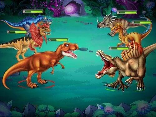 Dino Battle Tangkapan skrin 2