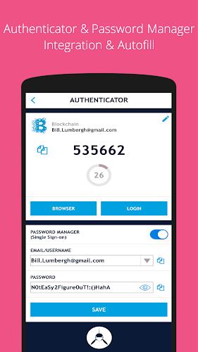 SAASPASS Authenticator 2FA App Schermafbeelding 1