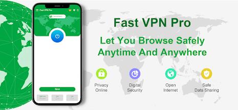 Fast VPN Pro - Secure Proxy ဖန်သားပြင်ဓာတ်ပုံ 0