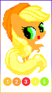 Pony Pixel Art Coloring Book Screenshot 3