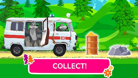 Masha and the Bear truck games Capture d'écran 3