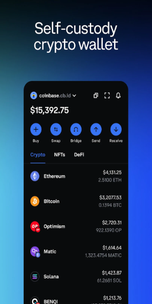 Coinbase Wallet Zrzut ekranu 1