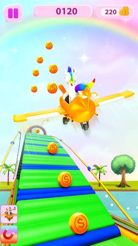 Unicorn Kingdom: Running Games Captura de tela 1