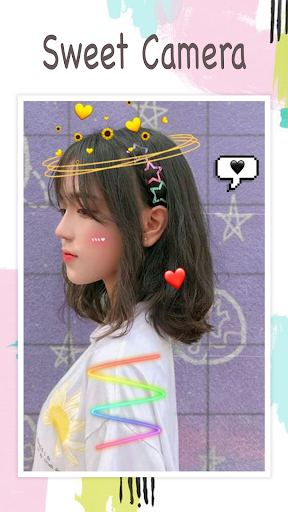 Live face sticker sweet camera應用截圖第2張