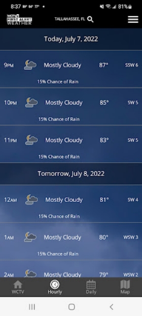 WCTV First Alert Weather Zrzut ekranu 0