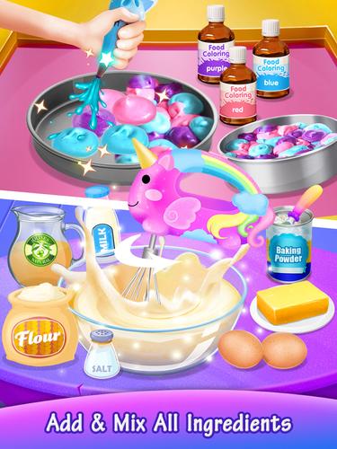Galaxy Unicorn Cake स्क्रीनशॉट 0
