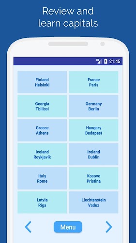 Capitals of the countries Quiz應用截圖第2張