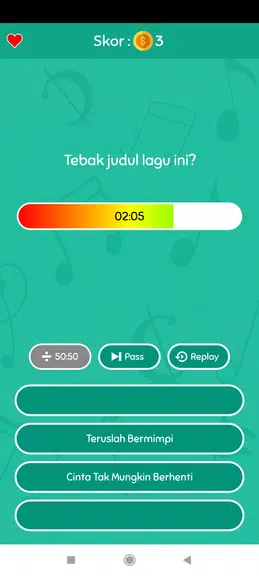 Game Tebak Lagu स्क्रीनशॉट 2