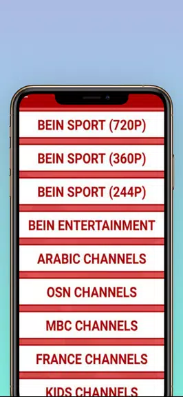 Yacine TV - Live Scores Captura de pantalla 0