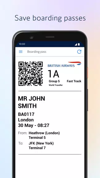 British Airways ဖန်သားပြင်ဓာတ်ပုံ 2