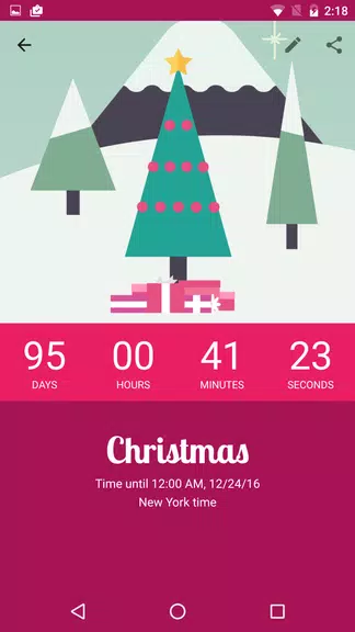 Countdown by timeanddate.com Скриншот 3