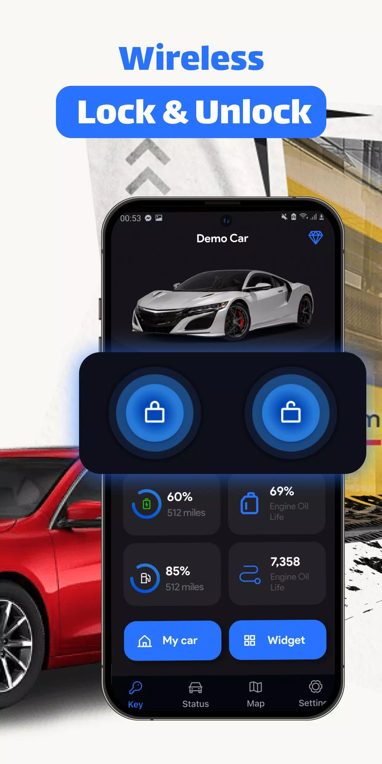 Car Key: Smart Car Remote Lock ภาพหน้าจอ 1