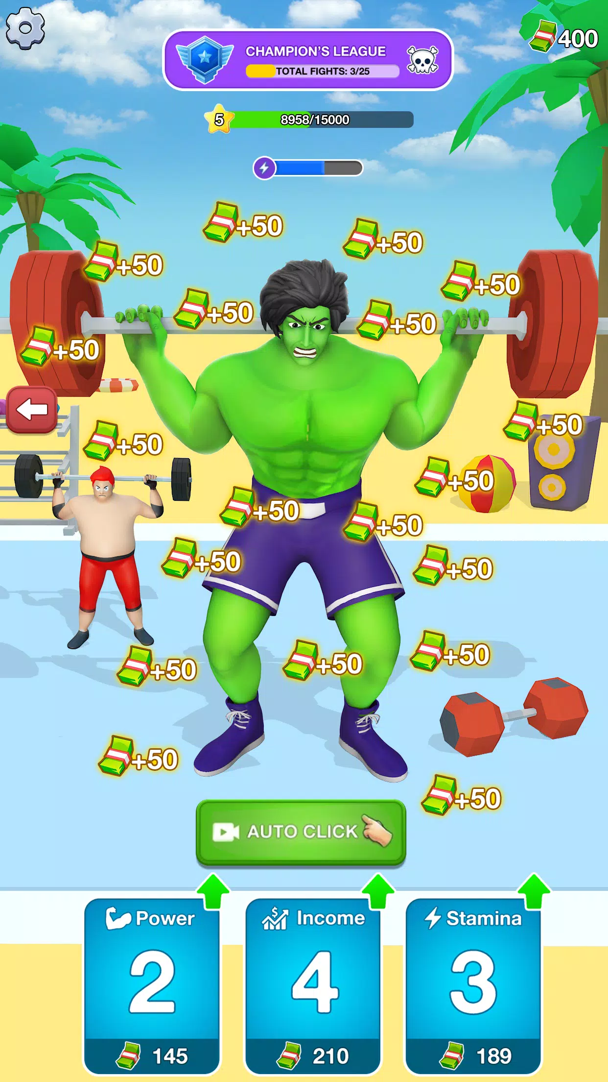 Gym Clicker Hero: Idle Muscles স্ক্রিনশট 2