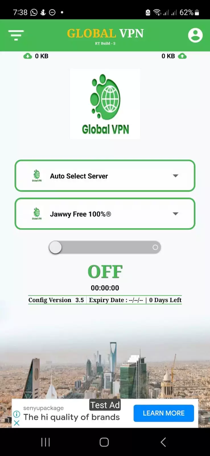 Global VPN Capture d'écran 2