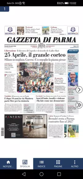 Gazzetta di Parma Capture d'écran 3