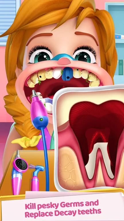 Schermata Crazy Dentist Fun Doctor Games 2