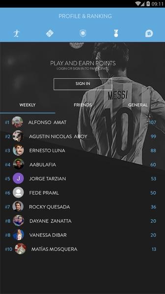 Messi App Oficial ဖန်သားပြင်ဓာတ်ပုံ 3