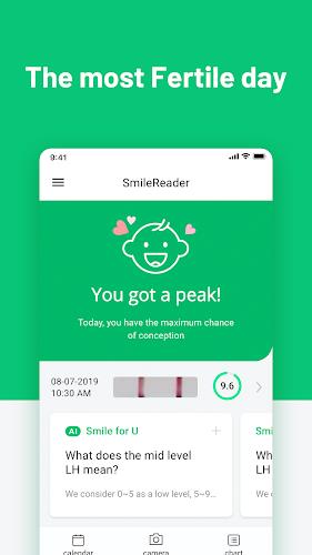 SmileReader Ovulation tracker Zrzut ekranu 0