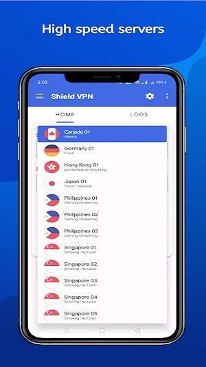 Shield VPN Mod Ảnh chụp màn hình 3